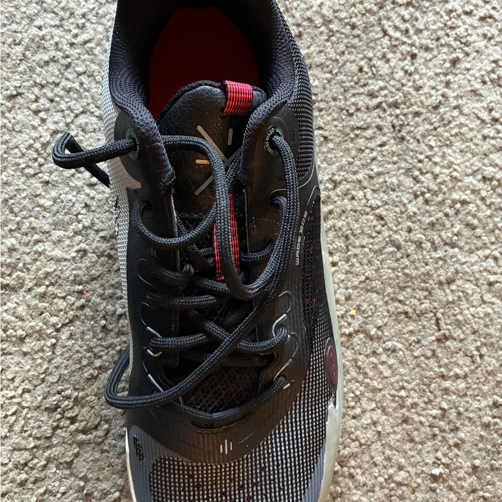 Black and Red Athletic Shoe